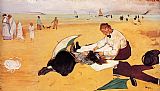 At the Beach by Edgar Degas